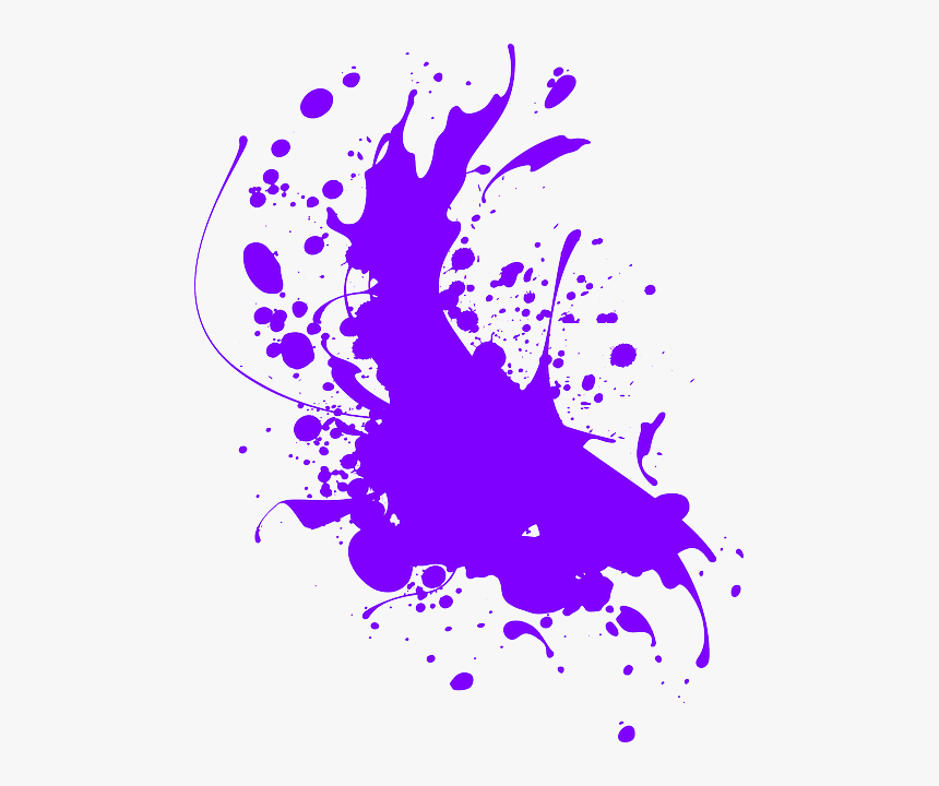 Blue Color Splash Png, Transparent Png, Free Download