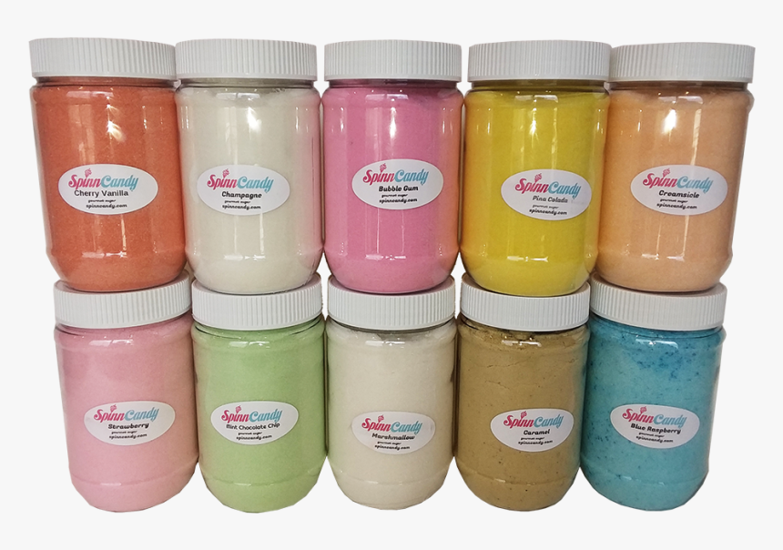 Gourmet Cotton Candy Sugars- Ten Flavors, 25% Off Thru - Flavor Cotton Candy Sugar, HD Png Download, Free Download