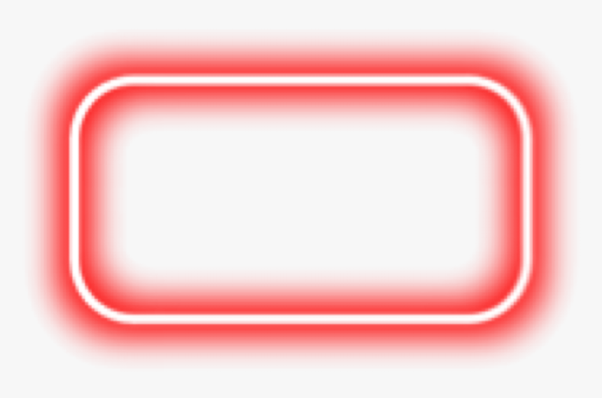 #shape #retangulo #neon #red #freetoedit - Png Neon Red Rectangle, Transparent Png, Free Download