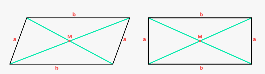 Diagonais Do Retângulo Se Encontram Em Seus Pontos - Triangle, HD Png Download, Free Download