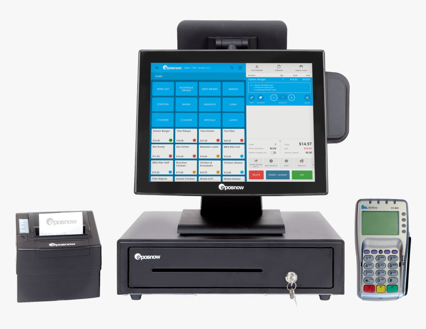 Restaurant Pos System - Epos Now, HD Png Download, Free Download