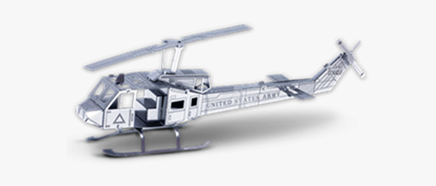 Metal Earth Huey Helicopter, HD Png Download, Free Download