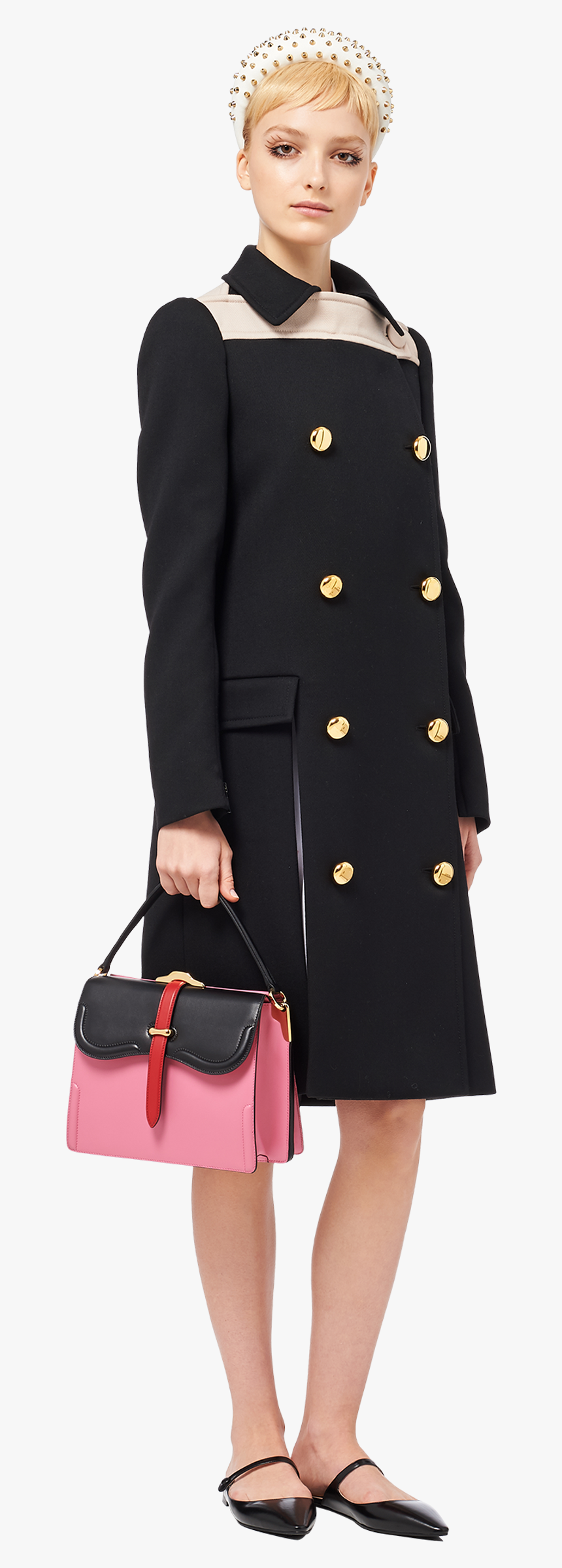 Prada Belle Leather Bag - Girl, HD Png Download, Free Download