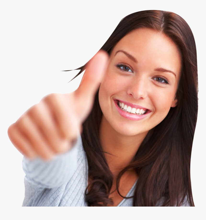 Woman With Thumbs Up, HD Png Download, Free Download