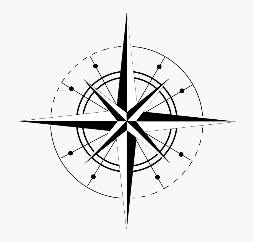 Transparent Drawing Compass Png - Kompas Tekening, Png Download, Free Download