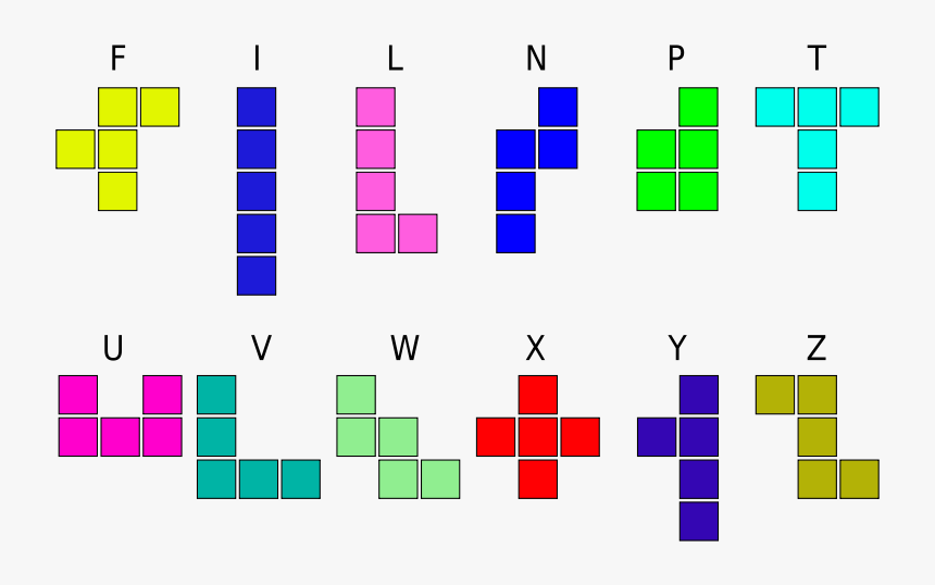 Pentomino Shapes, HD Png Download, Free Download