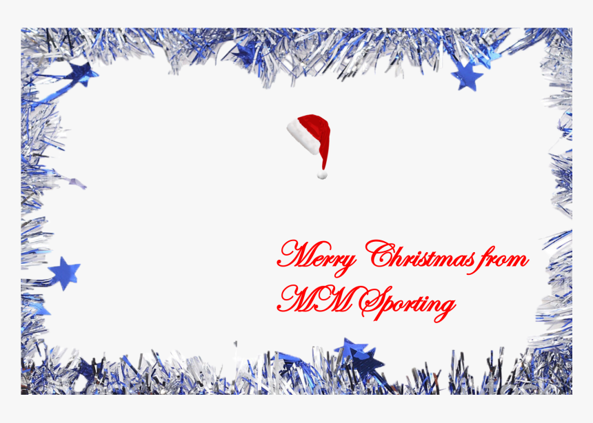 Transparent Merry Christmas Banner Png - Silver Tinsel Border Free, Png Download, Free Download