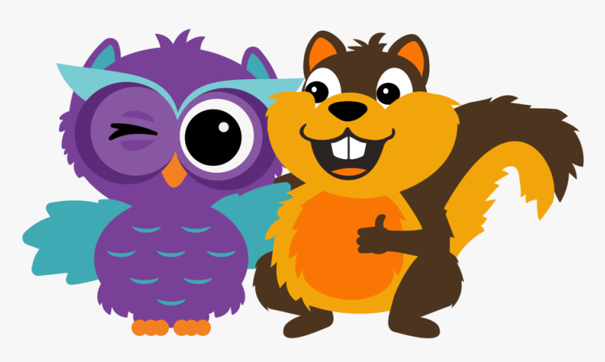 Huey Has A Brand New Friend Introducing Sammy The Squirrel - Portable Network Graphics, HD Png Download, Free Download