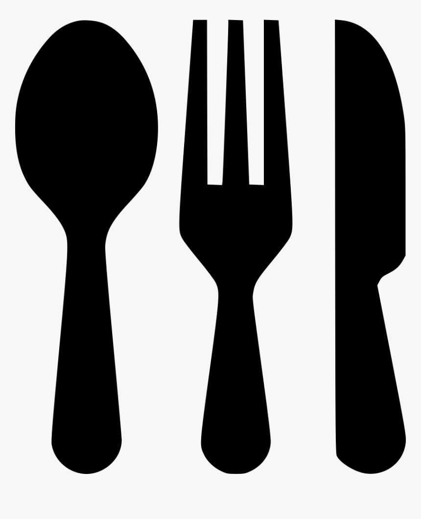 Cutlery Spoon Knife Fork Tableware - Free Silverware Icons Vector, HD Png Download, Free Download