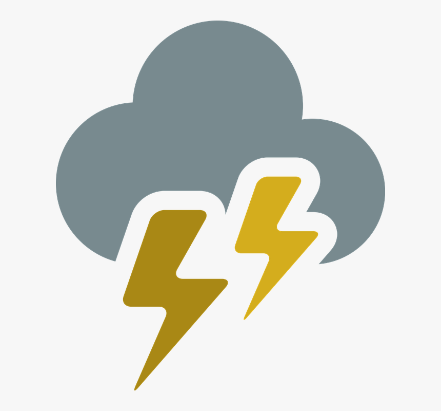 Cloud, Thunder, Electric, Storm, Rain, Weather - Nubes Lloviendo Fondo Transparente Png, Png Download, Free Download