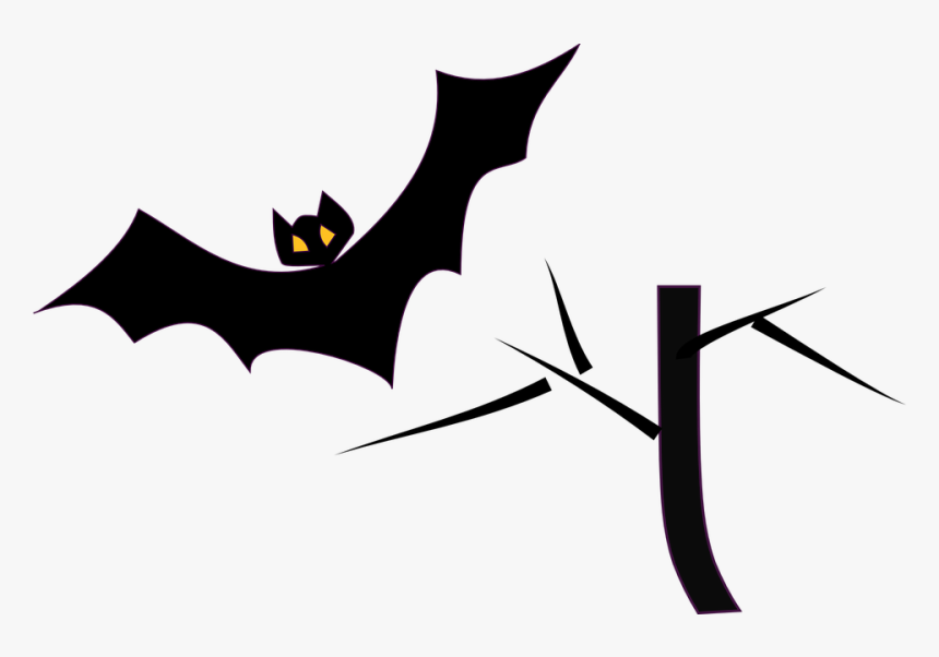 Bat Dracula Black - Bats Clipart Black And White, HD Png Download, Free Download