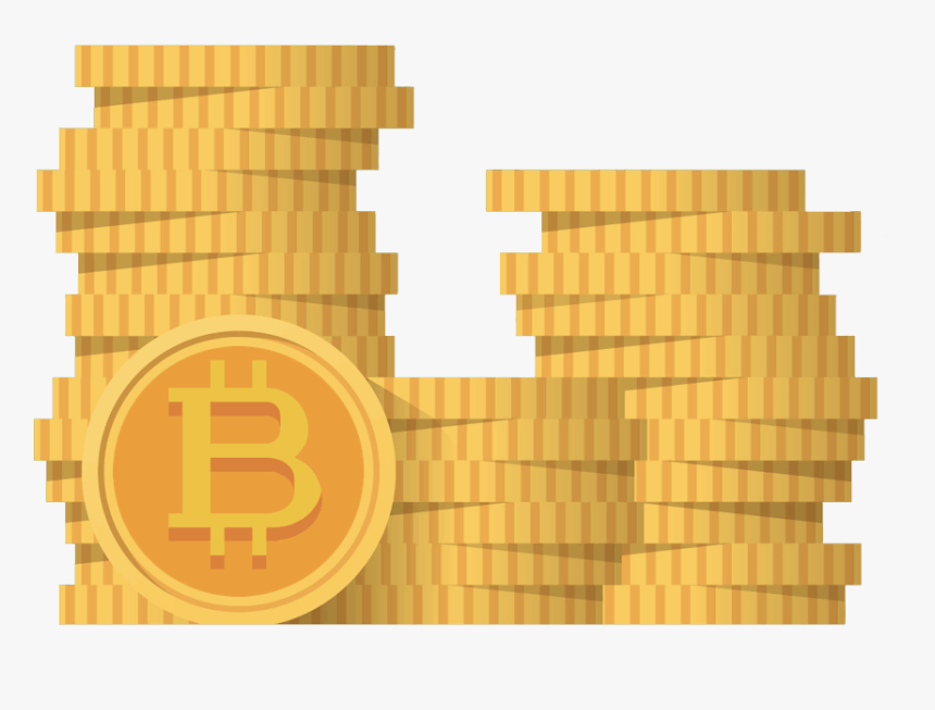 Bitcoin Coin Stack - Almond Biscuit, HD Png Download, Free Download