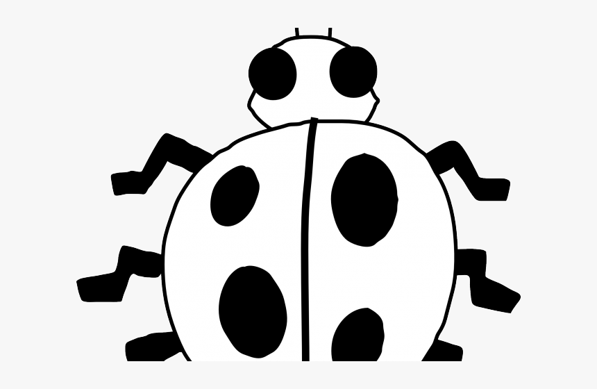 Bugs Clipart Black And White - Flower Clipart Of Sunflower Black And White, HD Png Download, Free Download