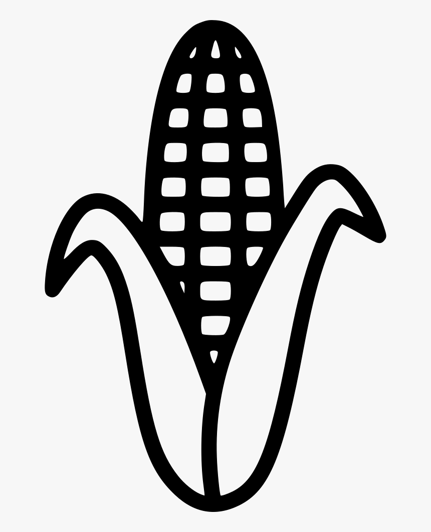 Corn - Drawing Of Corn, HD Png Download, Free Download