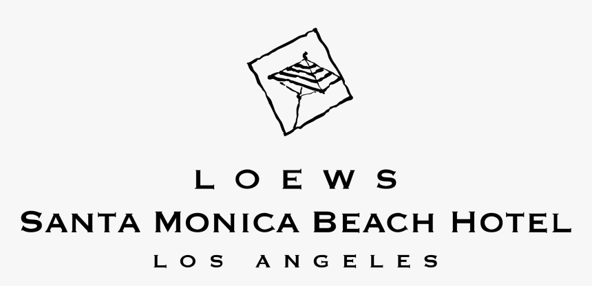 Loews Santa Monica Beach Hotel Logo Png Transparent - Loews Santa Monica, Png Download, Free Download