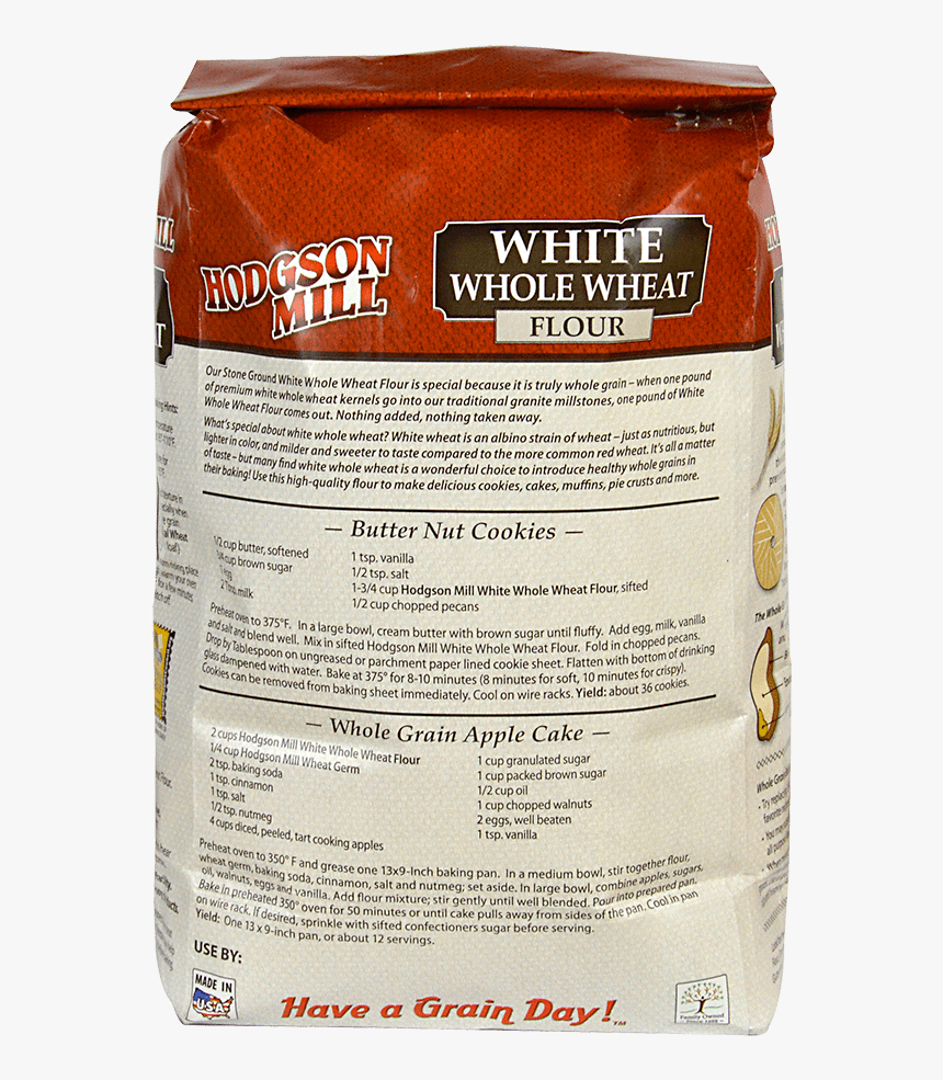 White Whole Wheat Flour - Hodgson Mill, HD Png Download, Free Download