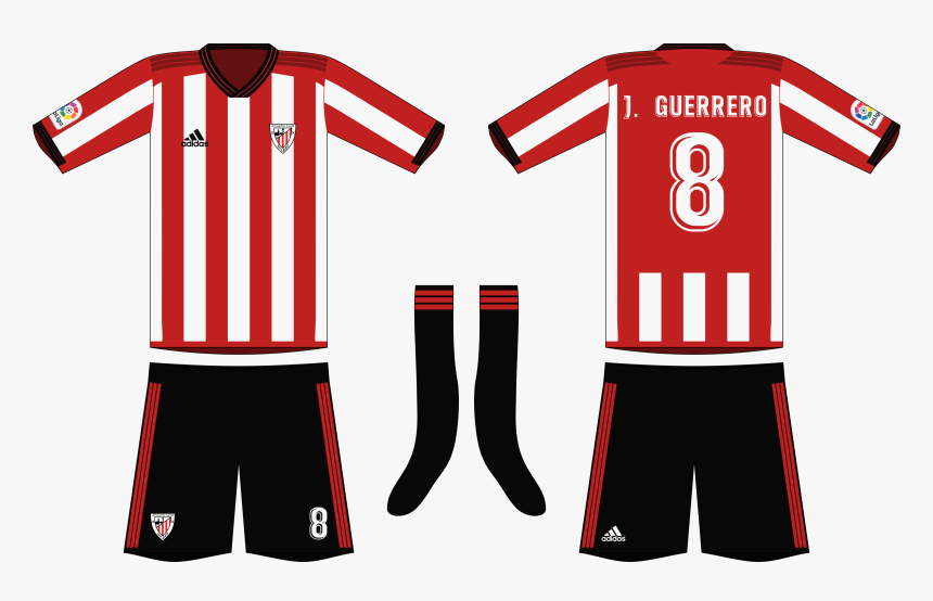 Adidas Athletic Bilbao 2019-20 Home Kit - Athletic Bilbao Kit 2019 20, HD Png Download, Free Download