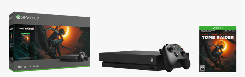 Xbox One X 1tb Console & Shadow, HD Png Download, Free Download