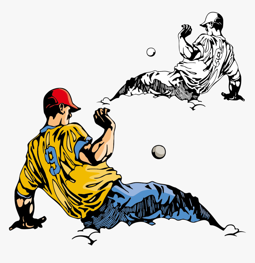 Baseball Sport Athlete - Base Ball Sports Vector, HD Png Download, Free Download