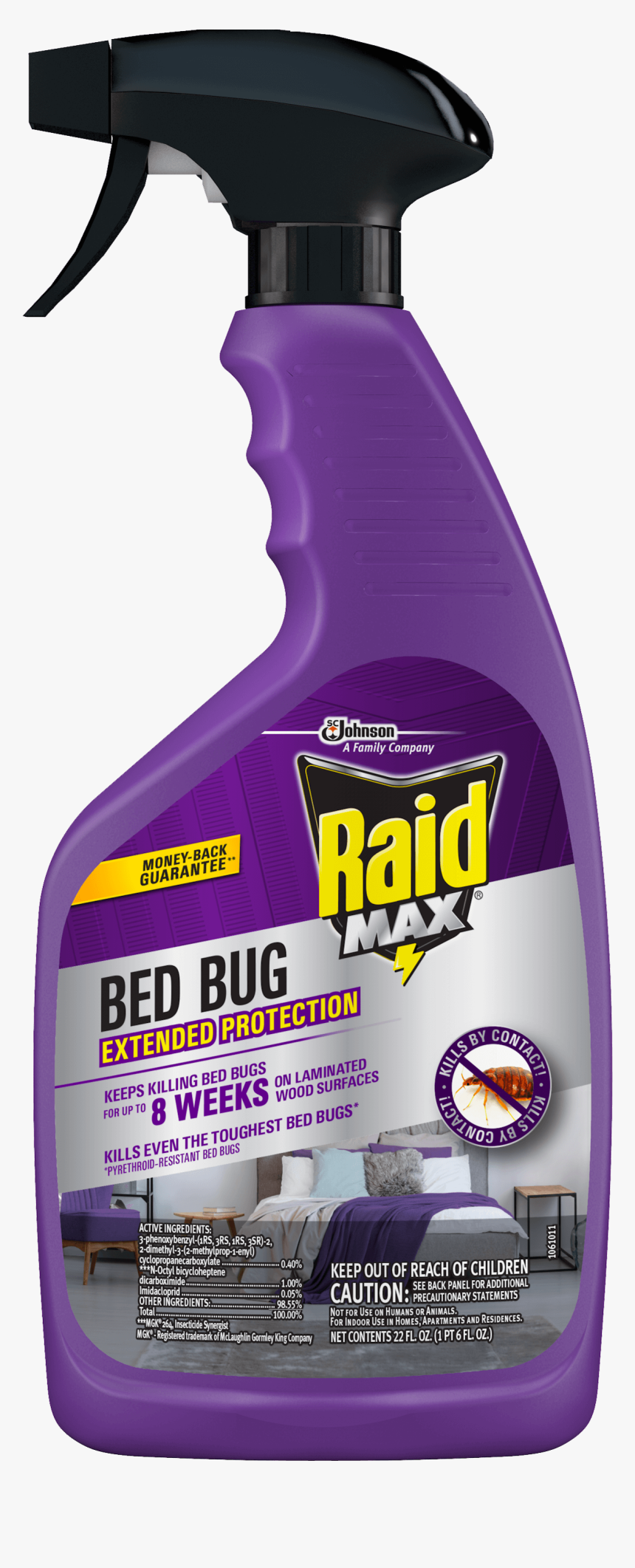 Bed Bug Spary - Raid Bed Bug Foaming Spray, HD Png Download, Free Download