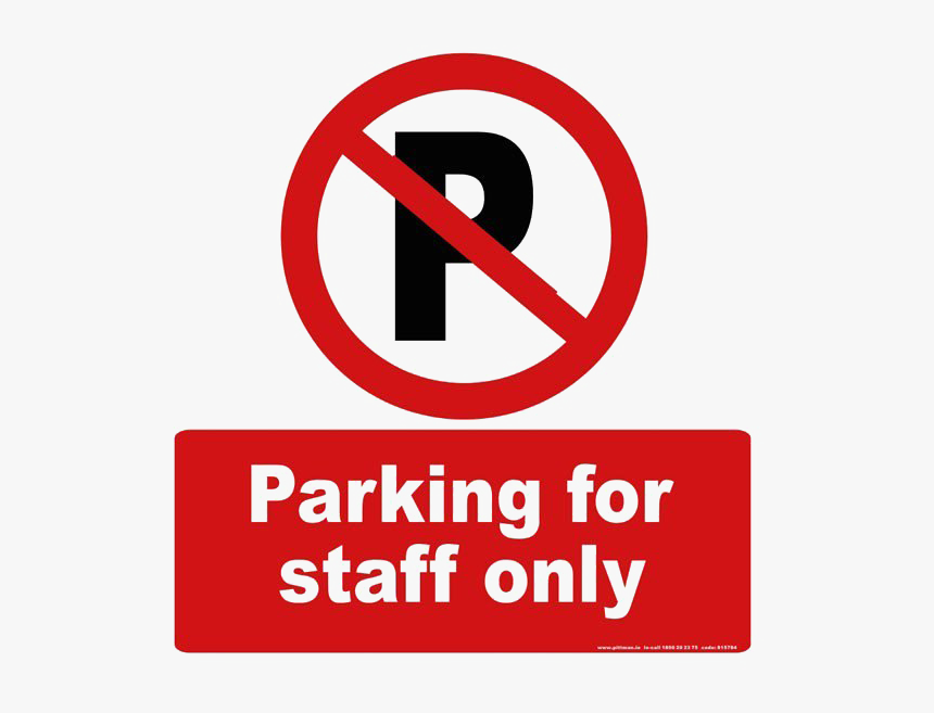 Staff Only Sign Png Images - Free No Entry Signs, Transparent Png, Free Download