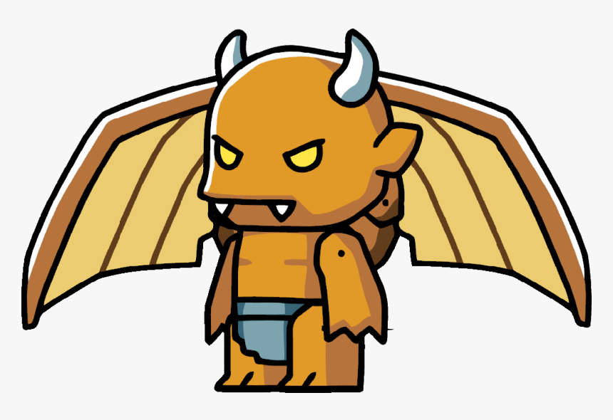 Scribblenauts Winged Monster - Scribblenaut Character Transparent Demon, HD Png Download, Free Download