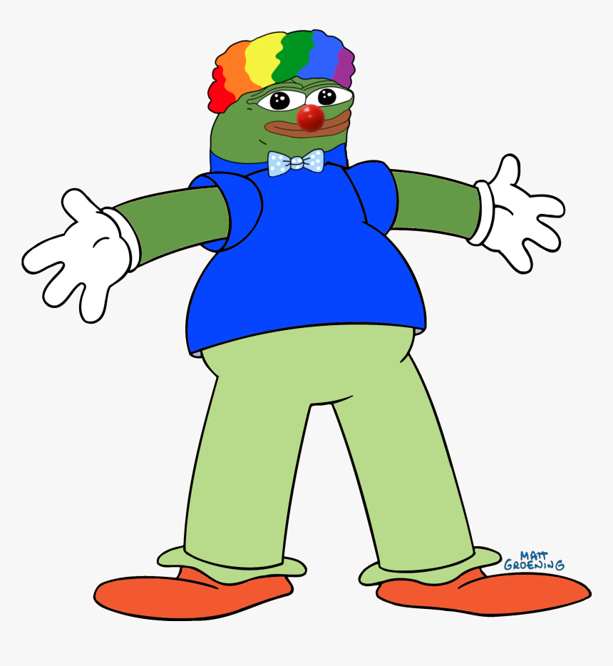 Clown Pepe Honk Honk Freetoedit - Krusty The Clown, HD Png Download, Free Download