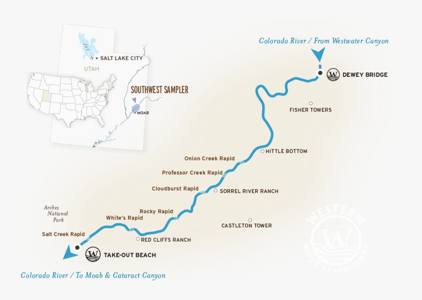 Green River Map Utah, HD Png Download, Free Download