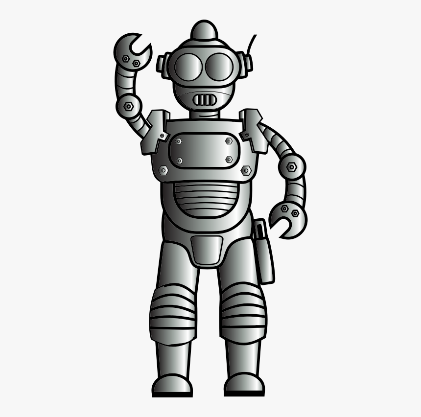 Transparent Retro Star Clipart - Robot Drawing Png, Png Download, Free Download