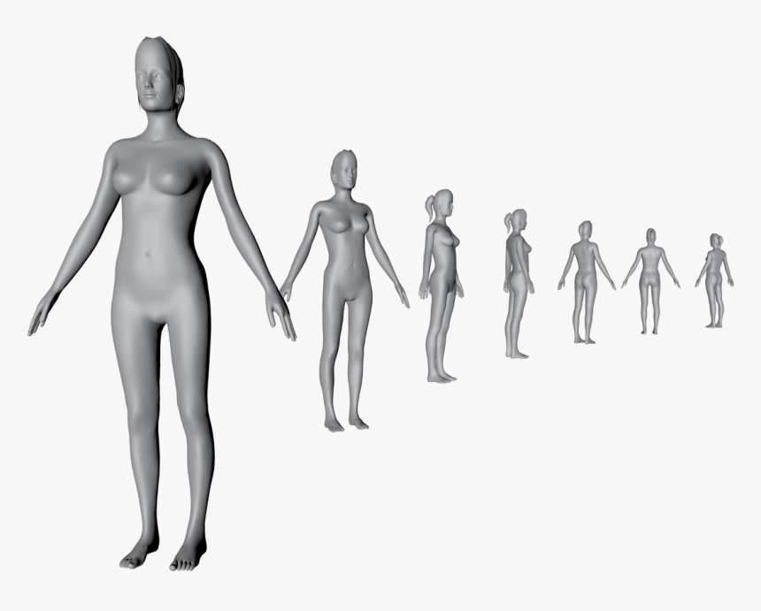 3d Body Scan Female - 3d Body Png, Transparent Png, Free Download