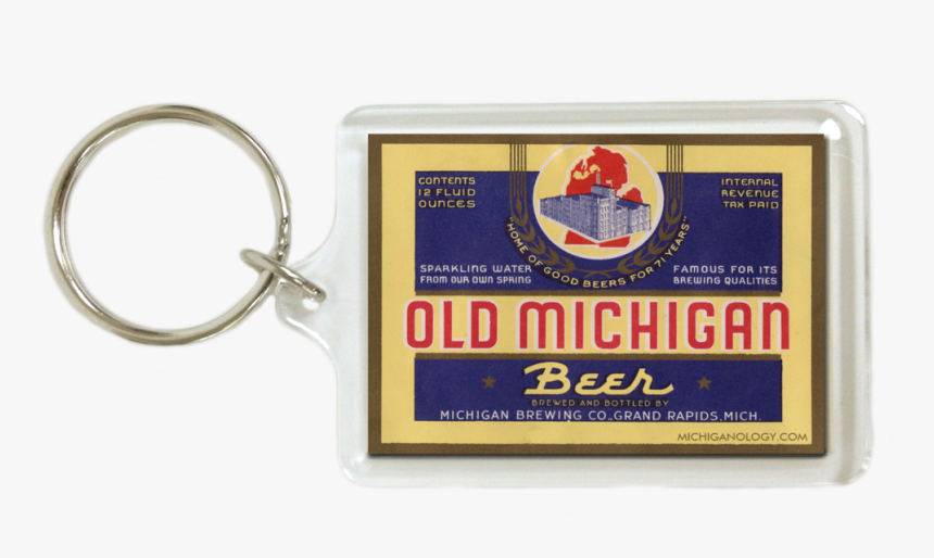 Old Michigan Beer Label Key Chain - Old Michigan Beer, HD Png Download, Free Download
