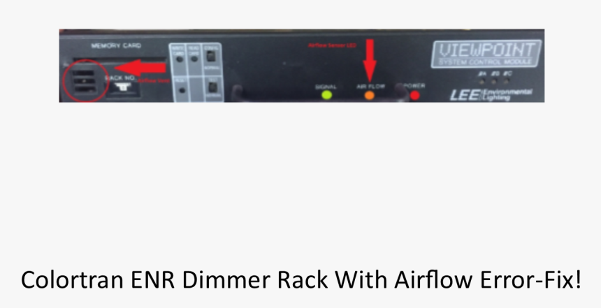 Colortran Enr Dimmer Rack With Airflow Error - Electronics, HD Png Download, Free Download