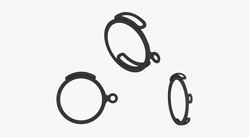 3 Views Of A Monocle - Circle, HD Png Download, Free Download