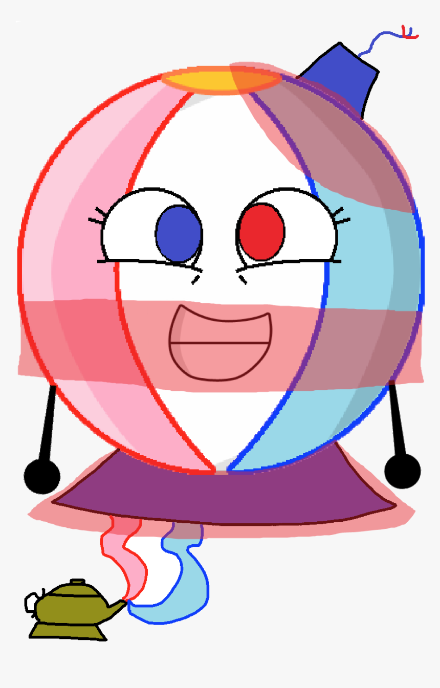 Beach Ball As A Genie Vector, HD Png Download, Free Download
