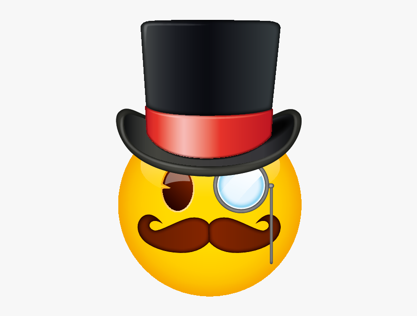 Emoji With Top Hat, HD Png Download, Free Download