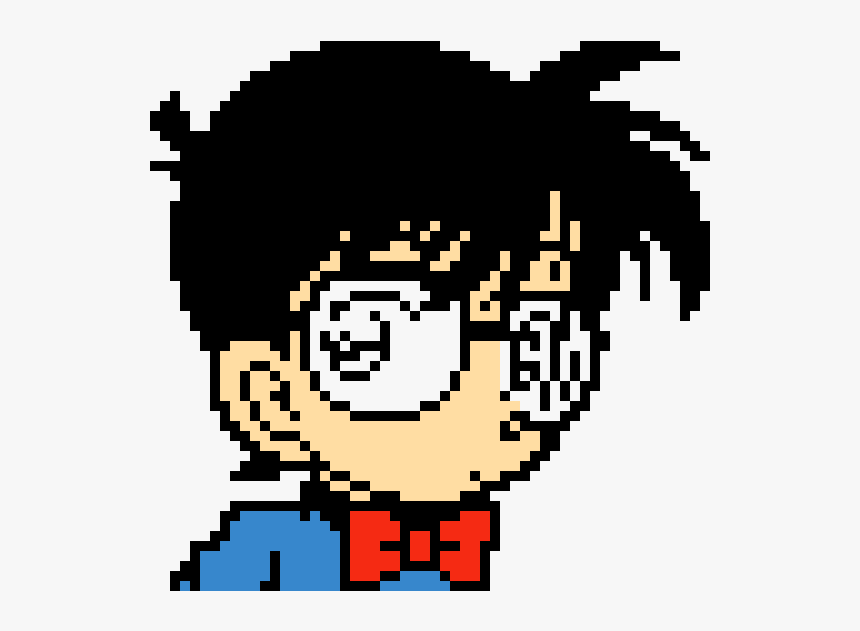 Detective Conan Pixel Art, HD Png Download, Free Download