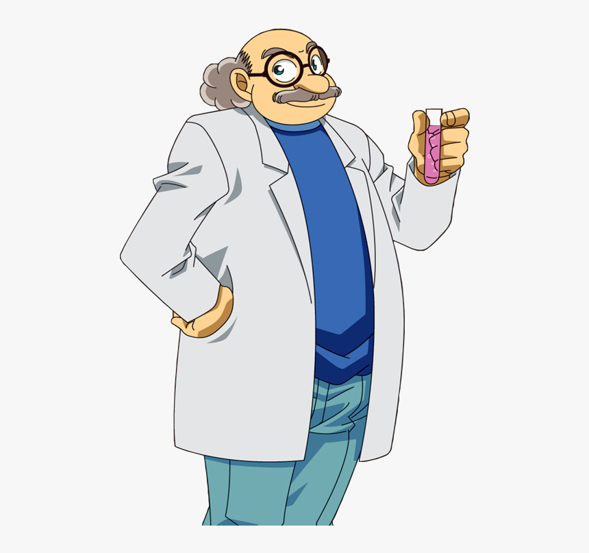 Detective Clipart Detective Case File - Detectiu Conan Doctor Agasa, HD Png Download, Free Download