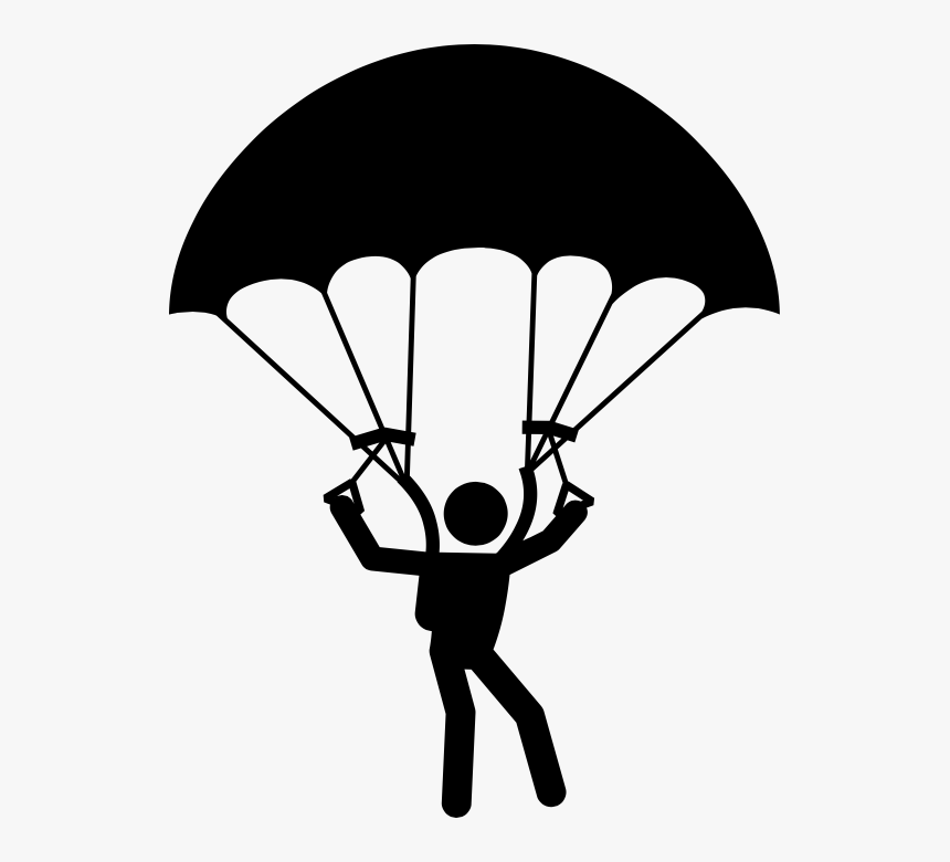 Collection Of Skydiving - Skydiving Clipart, HD Png Download, Free Download