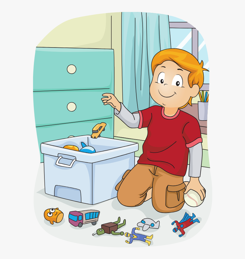 Daycare Software - Toy Box - Clean Up Toys Clipart, HD Png Download, Free Download