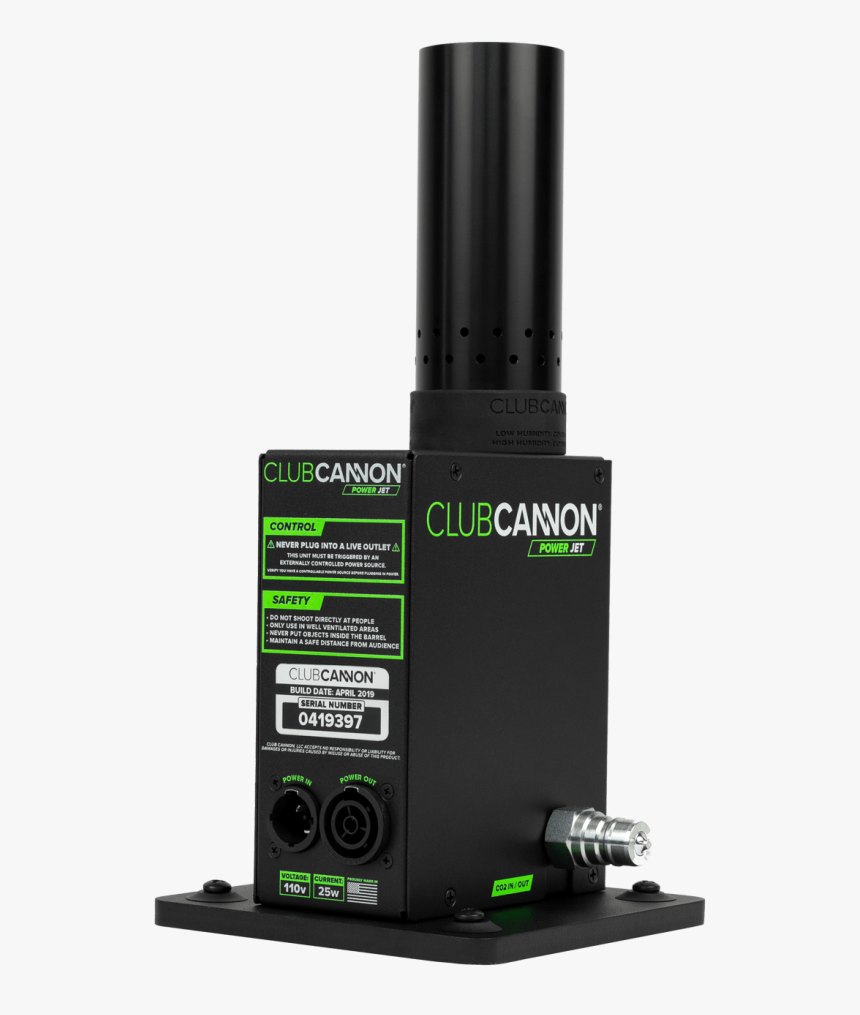 Club Cannon Power Co2 Cryo Jet - Headphones, HD Png Download, Free Download