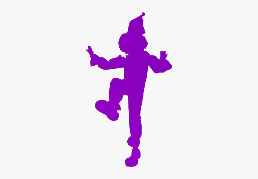 Colorful Vintage Circus Clown Png Clipart - Silhouette, Transparent Png, Free Download