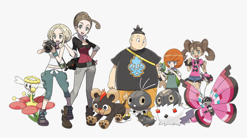 Image - Pokemon Xy Side Characters, HD Png Download, Free Download