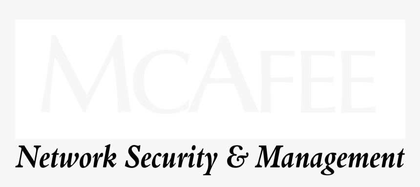 Mcafee Logo Black And White - 中銀 理財, HD Png Download, Free Download