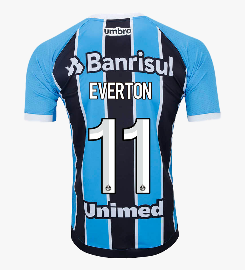 Grêmio 17/18 Home Jersey Everton - Camisa Do Everton Do Gremio, HD Png Download, Free Download