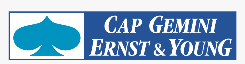 Cap Gemini Ernst & Young Logo Png Transparent - Cap Gemini Ernst & Young, Png Download, Free Download