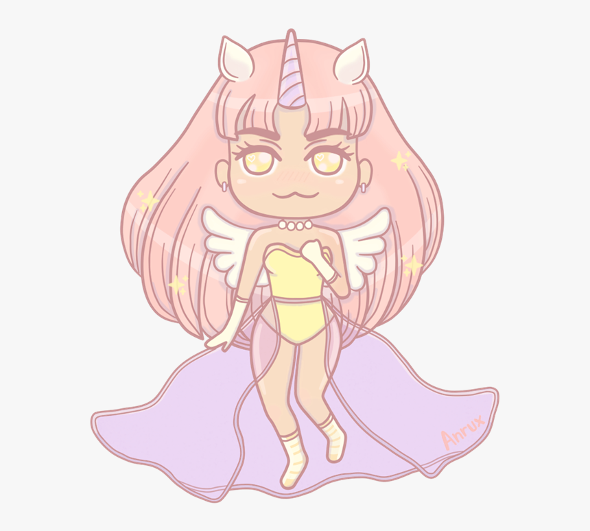 Dddffff - Unicorn Chibi Kawaii Girl, HD Png Download, Free Download