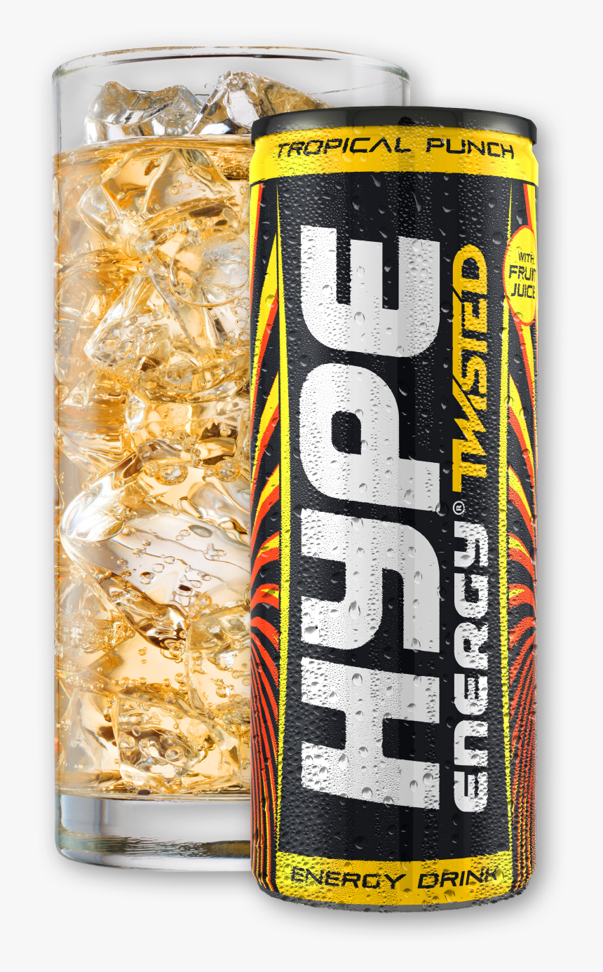 Can Glass Tropical - Hype Energy Drinks, HD Png Download, Free Download