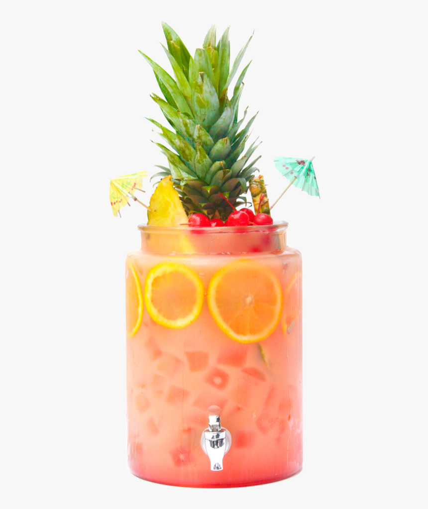 Tropical Drink Big - Pineapple, HD Png Download, Free Download