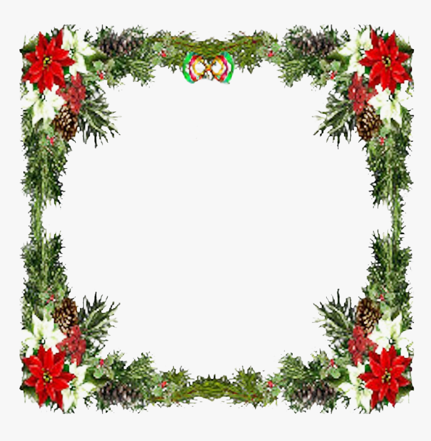 Square Christmas Frame Png Clipart - Clip Art Christmas Images Free, Transparent Png, Free Download