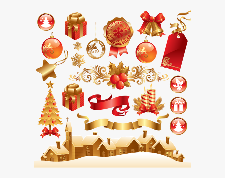 Elements Of Christmas Png, Transparent Png, Free Download